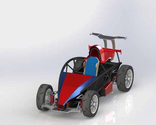 Atom原子跑车三维建模图纸 solidworks设计 附STEP缩略图